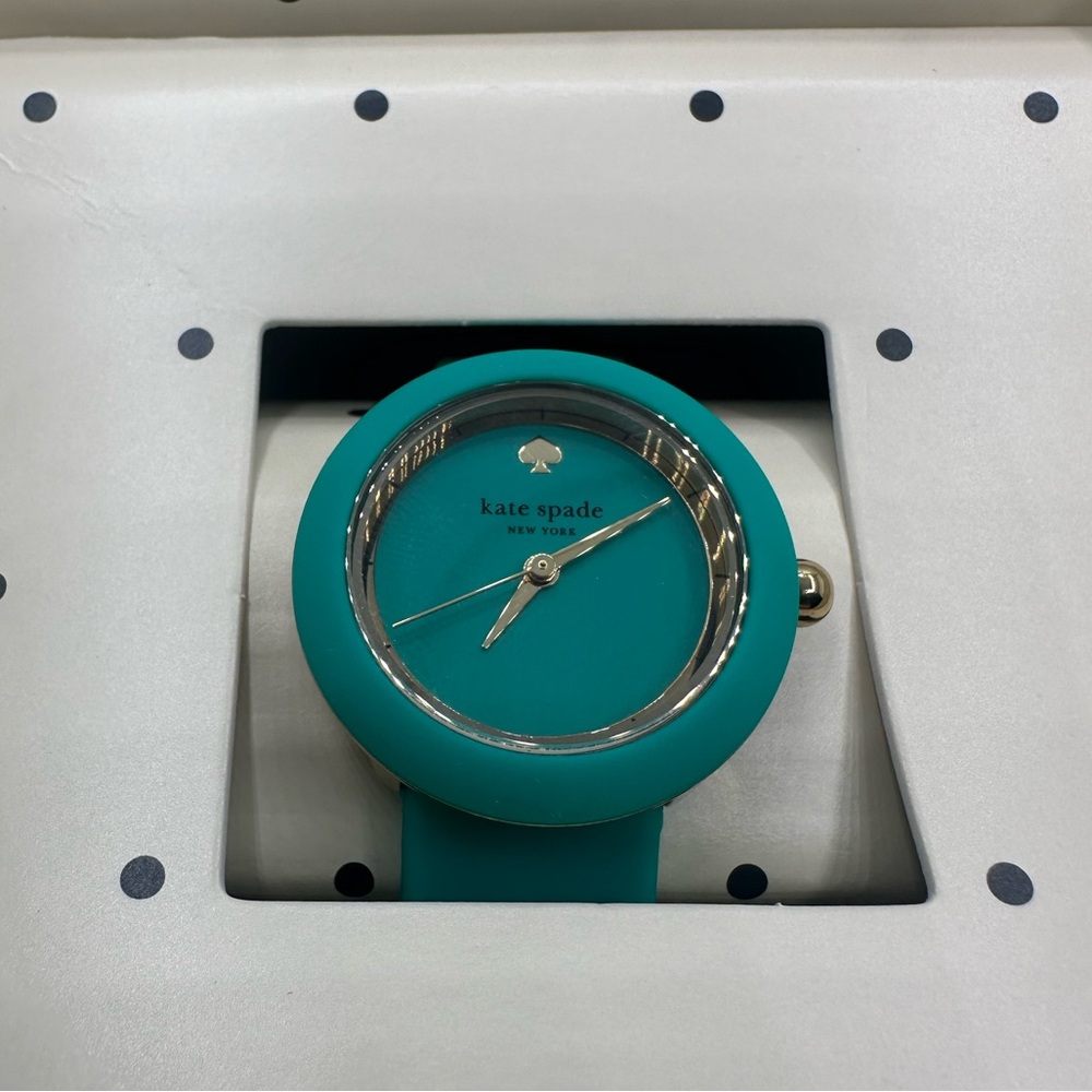 kate spade teal ombré silicone band Watch